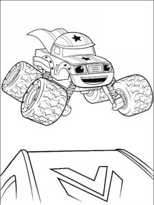 Blaze and the Monster Machines coloring page 43 - Free printable