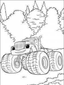 Blaze and the Monster Machines coloring page 45 - Free printable