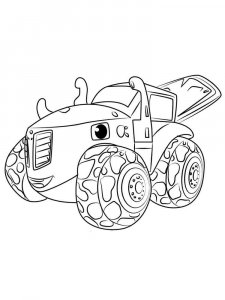 Blaze and the Monster Machines coloring page 47 - Free printable