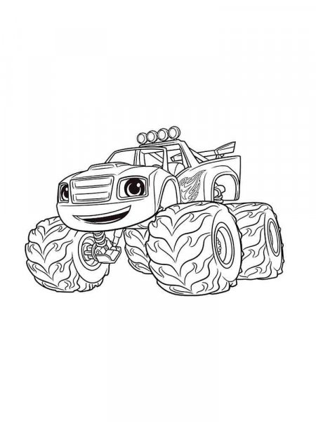 Blaze And The Monster Machines coloring pages