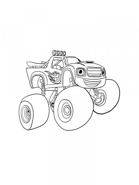Blaze And The Monster Machines coloring pages