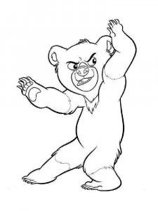 Brother Bear coloring page 2 - Free printable
