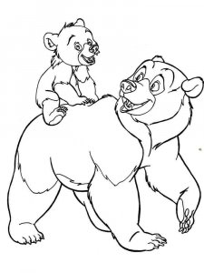 Brother Bear coloring page 4 - Free printable
