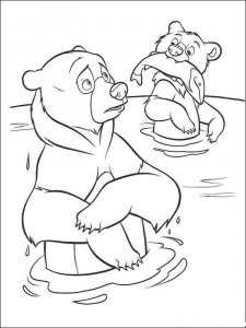 Brother Bear coloring page 7 - Free printable