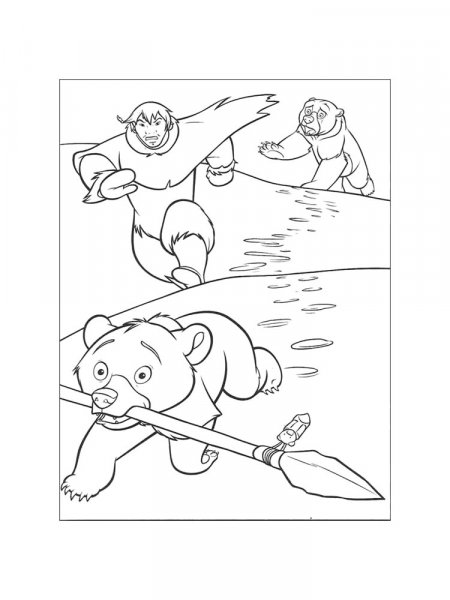 Brother Bear coloring pages