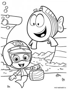 Bubble Guppies coloring page 18 - Free printable