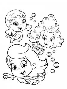 Bubble Guppies coloring page 38 - Free printable