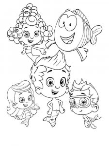 Bubble Guppies coloring page 29 - Free printable