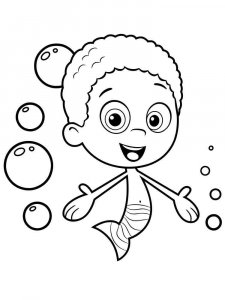 Bubble Guppies coloring page 32 - Free printable
