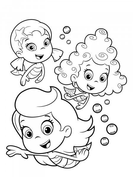 Bubble Guppies coloring pages