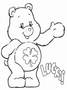 Care Bears coloring page 1 - Free printable