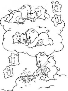 Care Bears coloring page 3 - Free printable