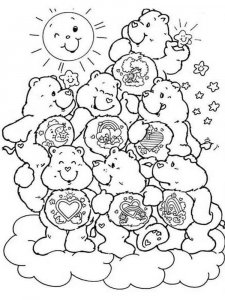 Care Bears coloring page 7 - Free printable