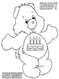 Care Bears coloring page 8 - Free printable