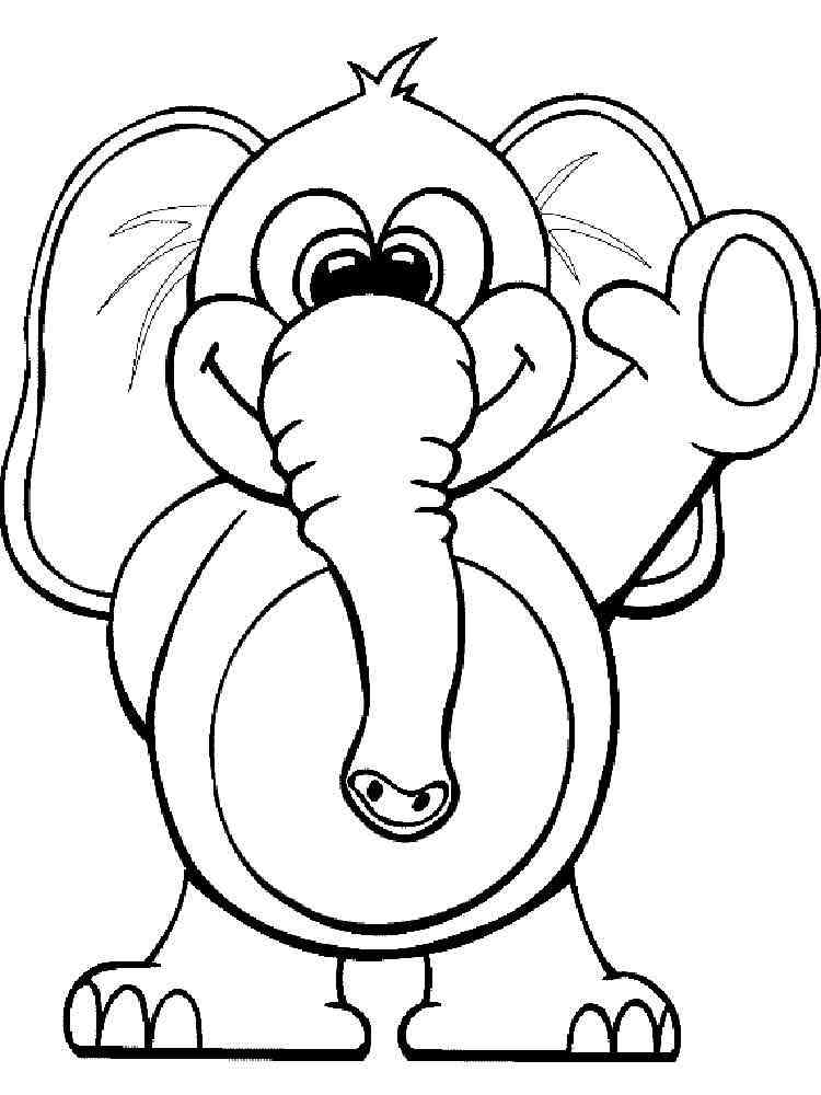 Cartoon Animal coloring pages. Free Printable Cartoon Animal coloring ...