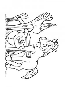 Cartoon Animal coloring page 22 - Free printable