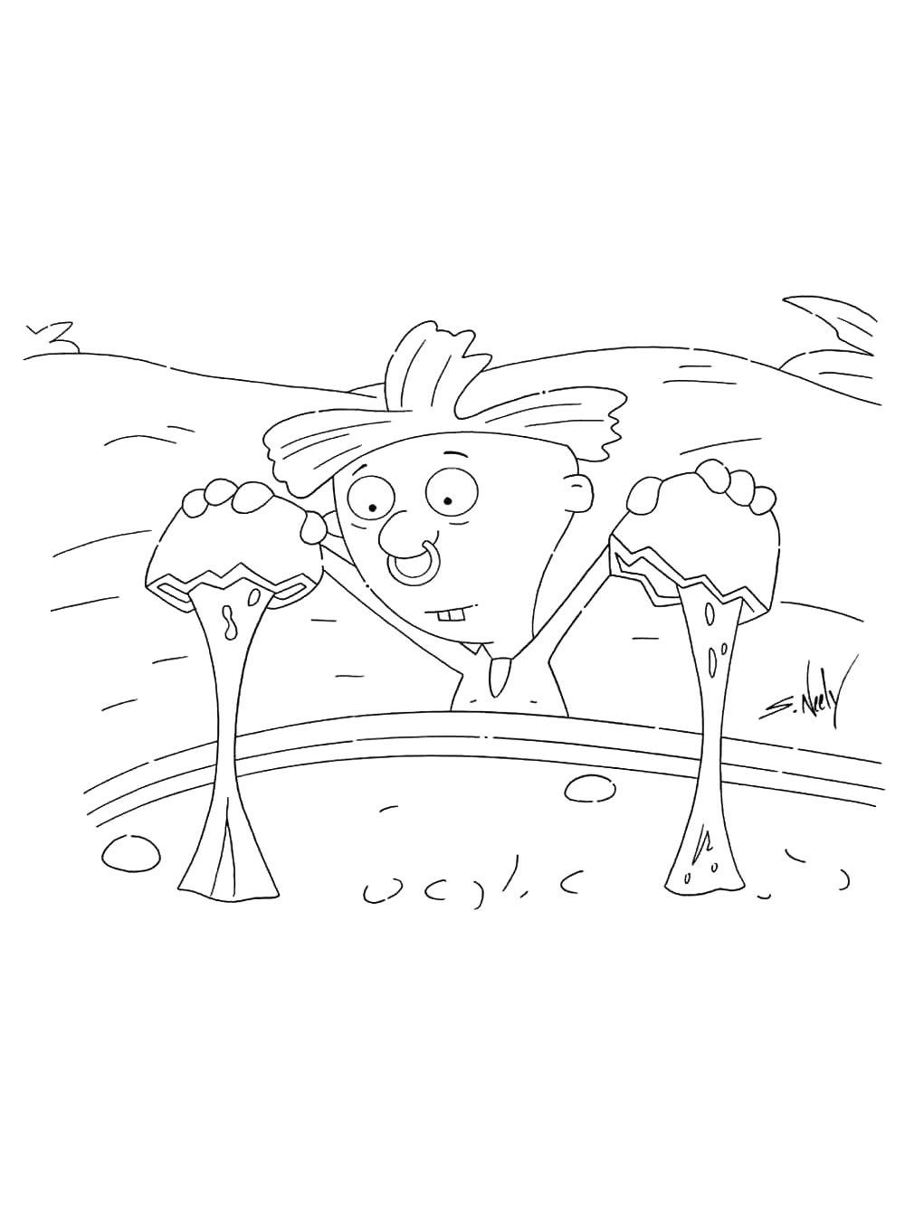 Cartoon Network Pages Coloring Pages