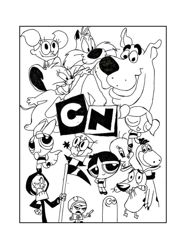 cartoon network coloring pages