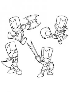 Castle Crashers coloring page 5 - Free printable