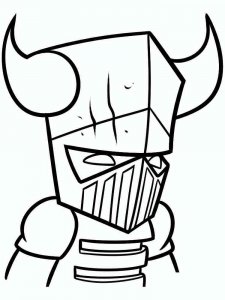 Castle Crashers coloring page 6 - Free printable