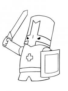 Castle Crashers coloring page 8 - Free printable