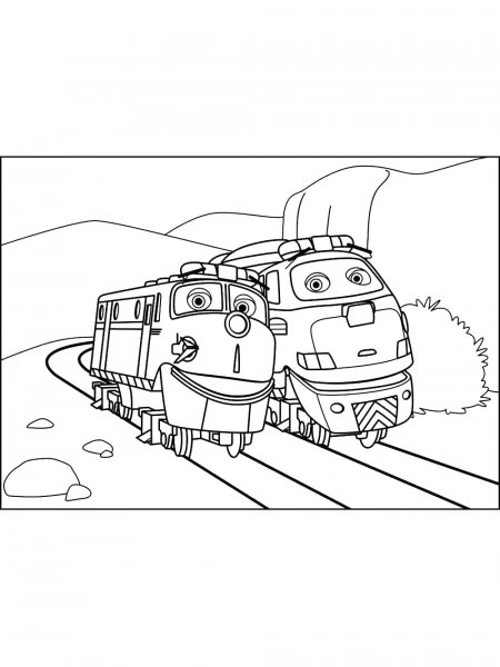 Chuggington coloring pages