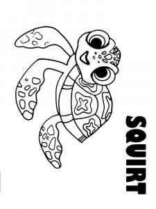 Crush and Squirt coloring page 1 - Free printable