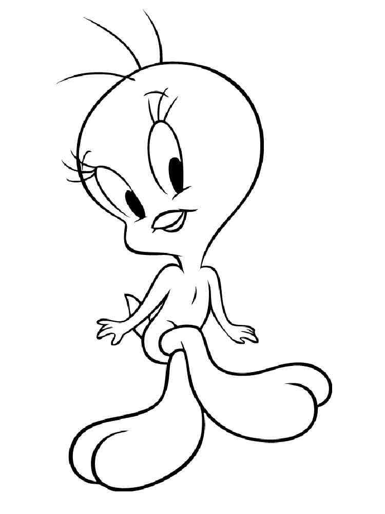 Download Cute Tweety Bird coloring pages. Free Printable Cute Tweety Bird coloring pages.