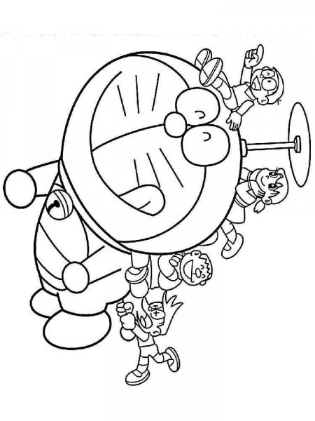 Doraemon coloring pages