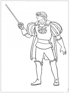 Enchanted coloring pages