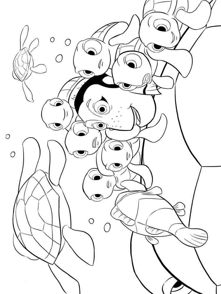 coloring nemo finding printable disney recommended mycoloring cartoons