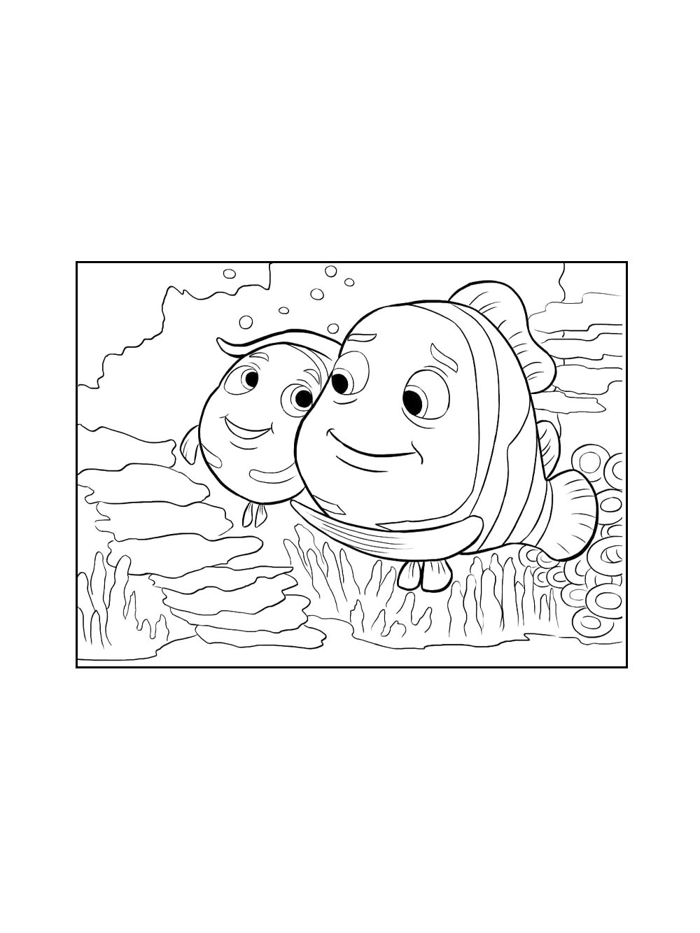 Download Finding Nemo coloring pages for kids. Free Printable ...