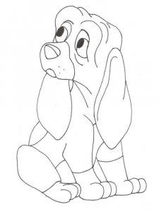 The Fox and the Hound coloring page 6 - Free printable