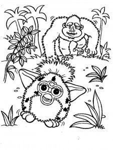 Furby coloring page 35 - Free printable