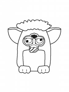 Furby coloring page 36 - Free printable