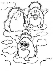 Furby coloring page 38 - Free printable