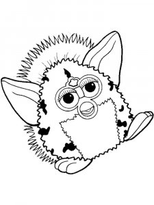 Furby coloring page 39 - Free printable