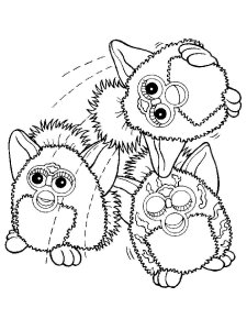 Furby coloring page 27 - Free printable