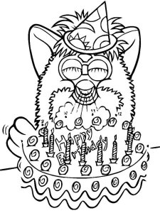 Furby coloring page 29 - Free printable