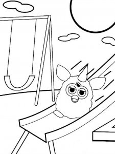 Furby coloring page 31 - Free printable