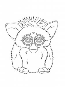 Furby coloring page 33 - Free printable