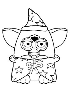 Furby coloring page 34 - Free printable