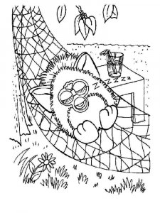 Furby coloring page 11 - Free printable