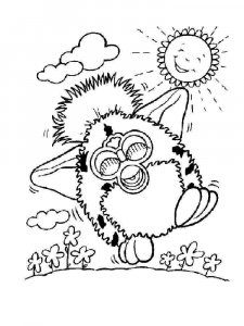 Furby coloring page 15 - Free printable