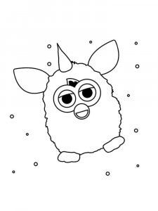Furby coloring page 20 - Free printable