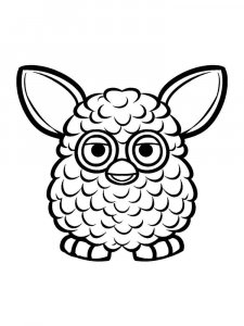 Furby coloring page 21 - Free printable