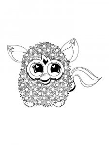 Furby coloring page 23 - Free printable