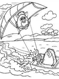 Furby coloring page 7 - Free printable