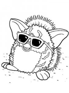 Furby coloring page 8 - Free printable