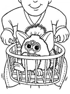 Furby coloring page 9 - Free printable